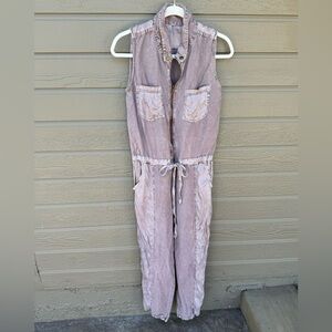 Young Fabulous & Broke YFB Linette Jumpsuit Mauve Size M